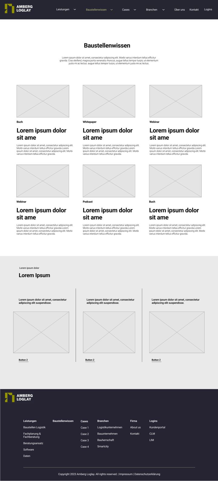 Wireframe, page 6